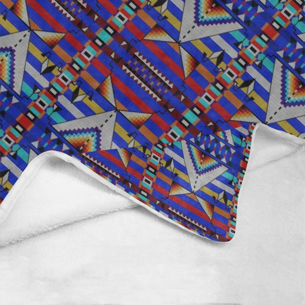 Medicine Blessing Blue Ultra-Soft Micro Fleece Blanket 60"x80"
