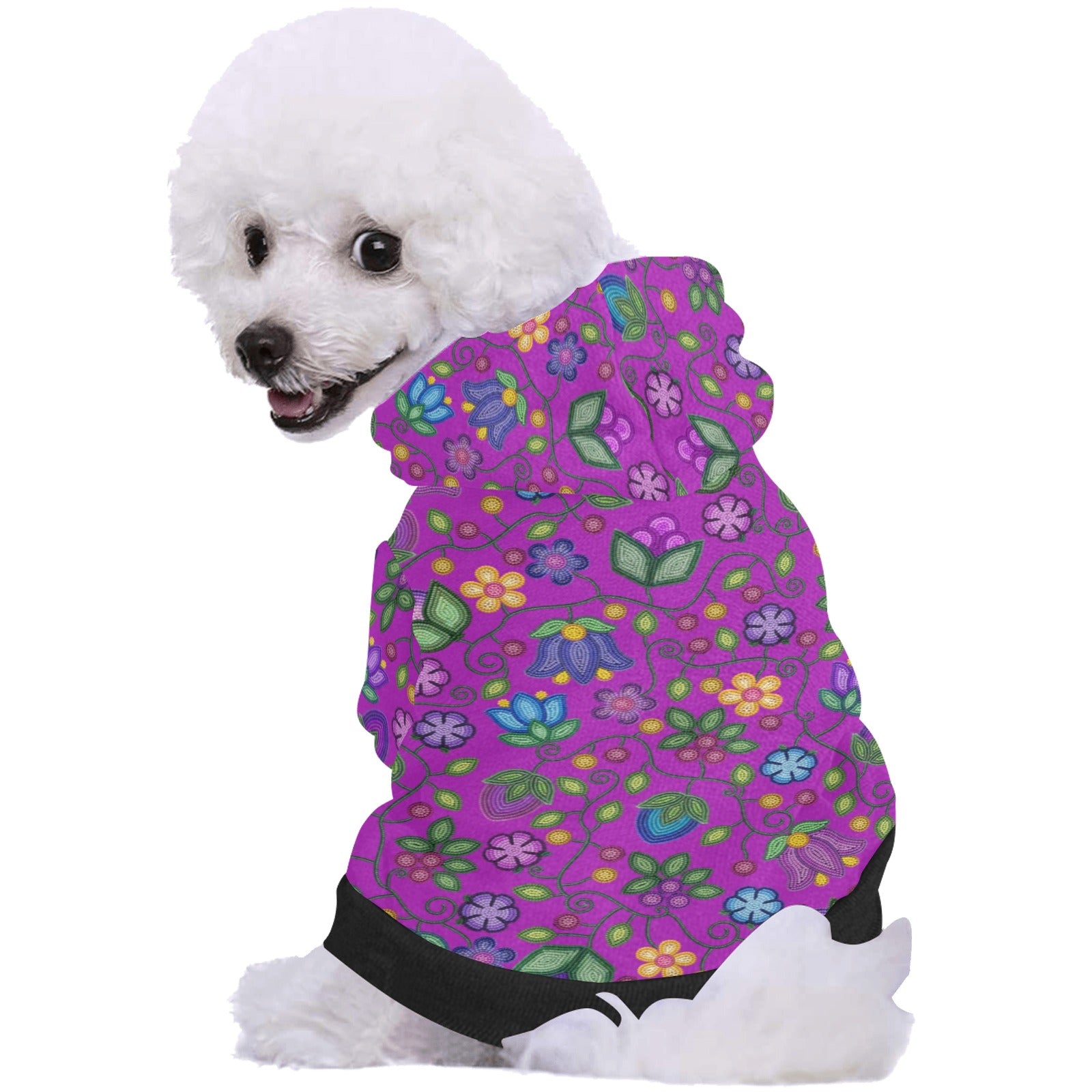 Bloom Uplift Purple Pet Dog Hoodie
