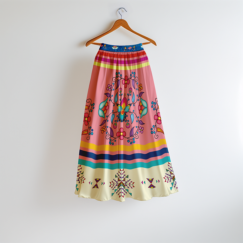 Starwoven Garden Pink Skirt