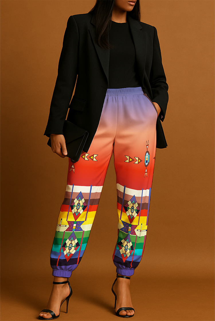Flames of Heritage Ribbon Jogger Pants