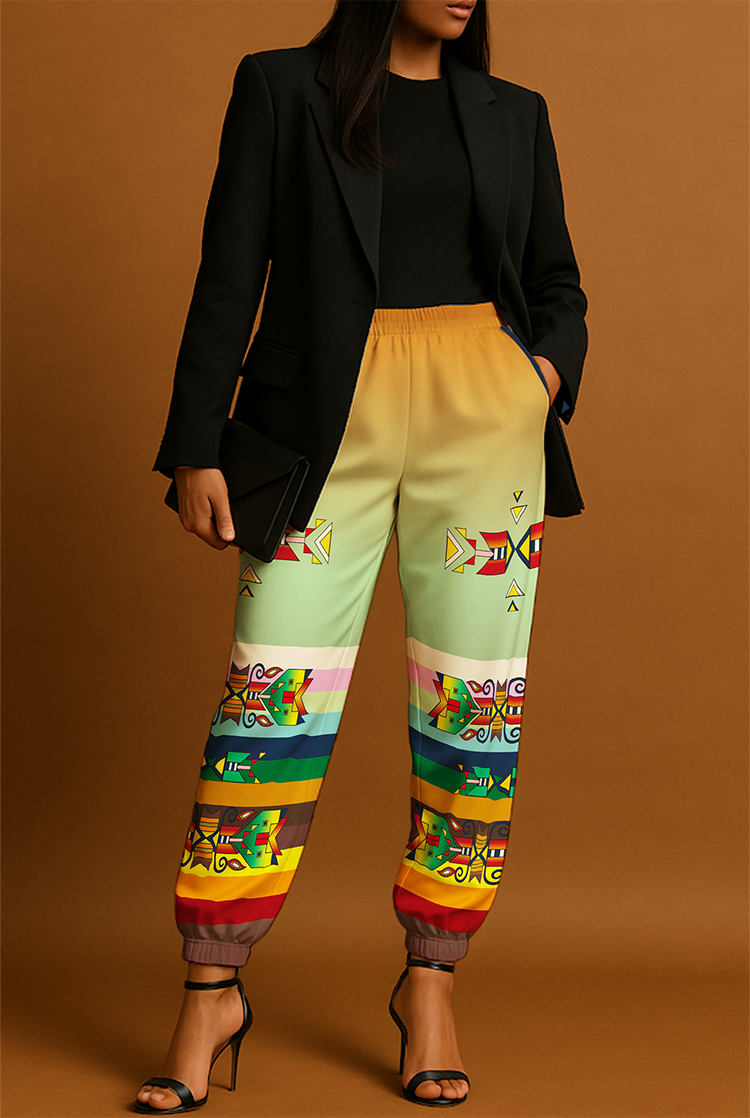 Heritage Tapestry Ribbon Jogger Pants