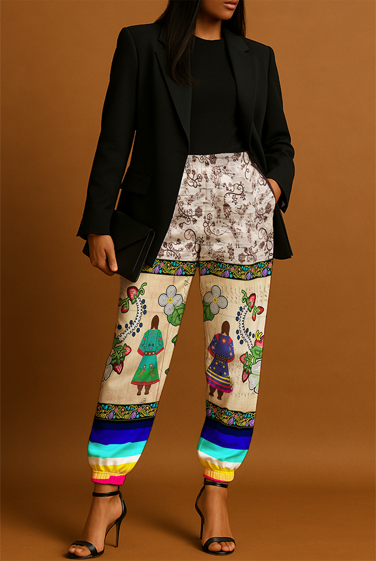 Aunties Gifts Ribbon Jogger Pants