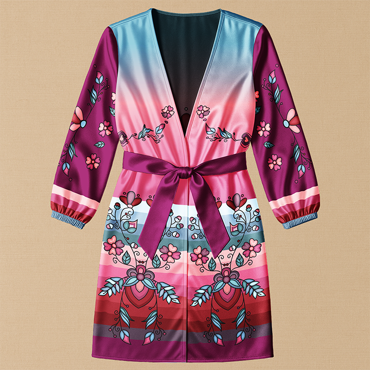 Aurora Blooms Wrap