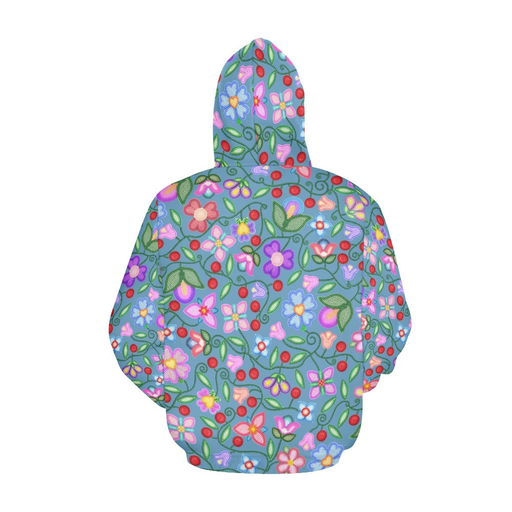Petal Harmony River All Over Print Hoodie for Women (USA Size)