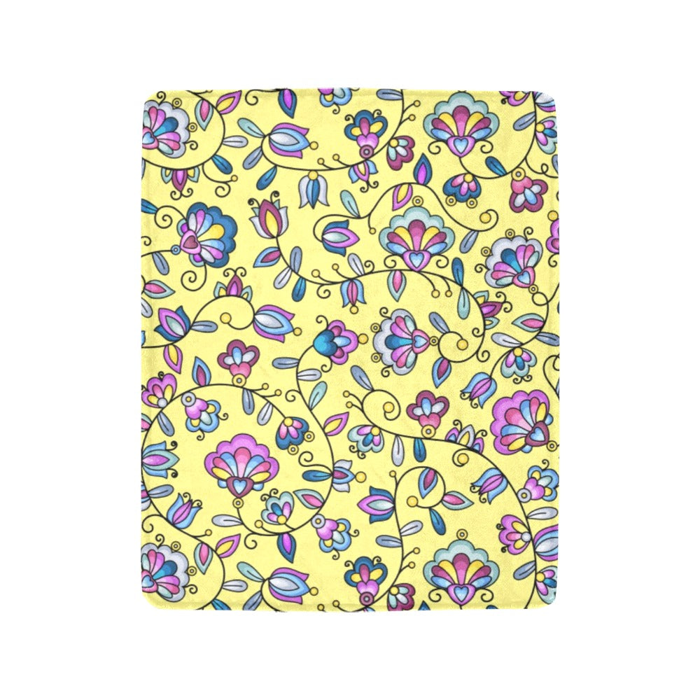 Autumn Bundle Blessing Yellow Ultra-Soft Micro Fleece Blanket 40"x50"