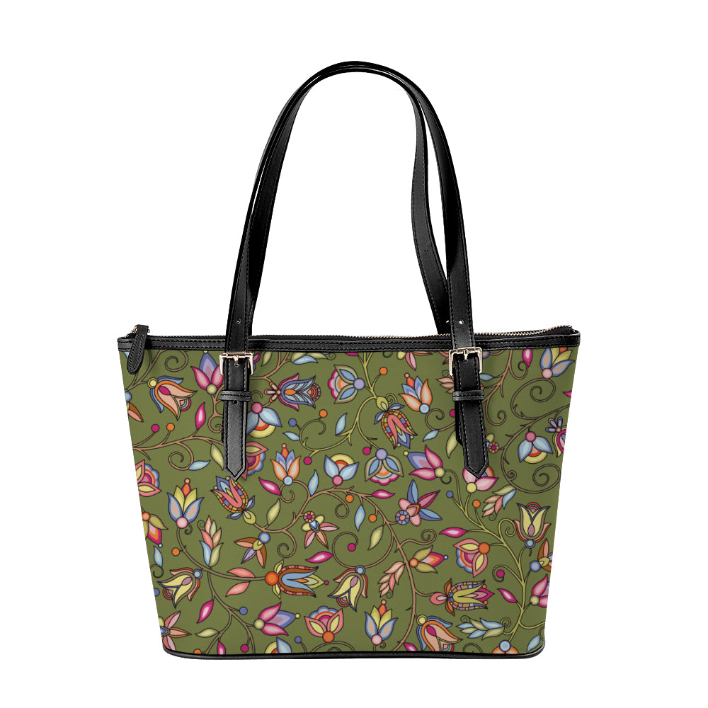 Buffalo Bloom Sage Large Tote Shoulder Bag