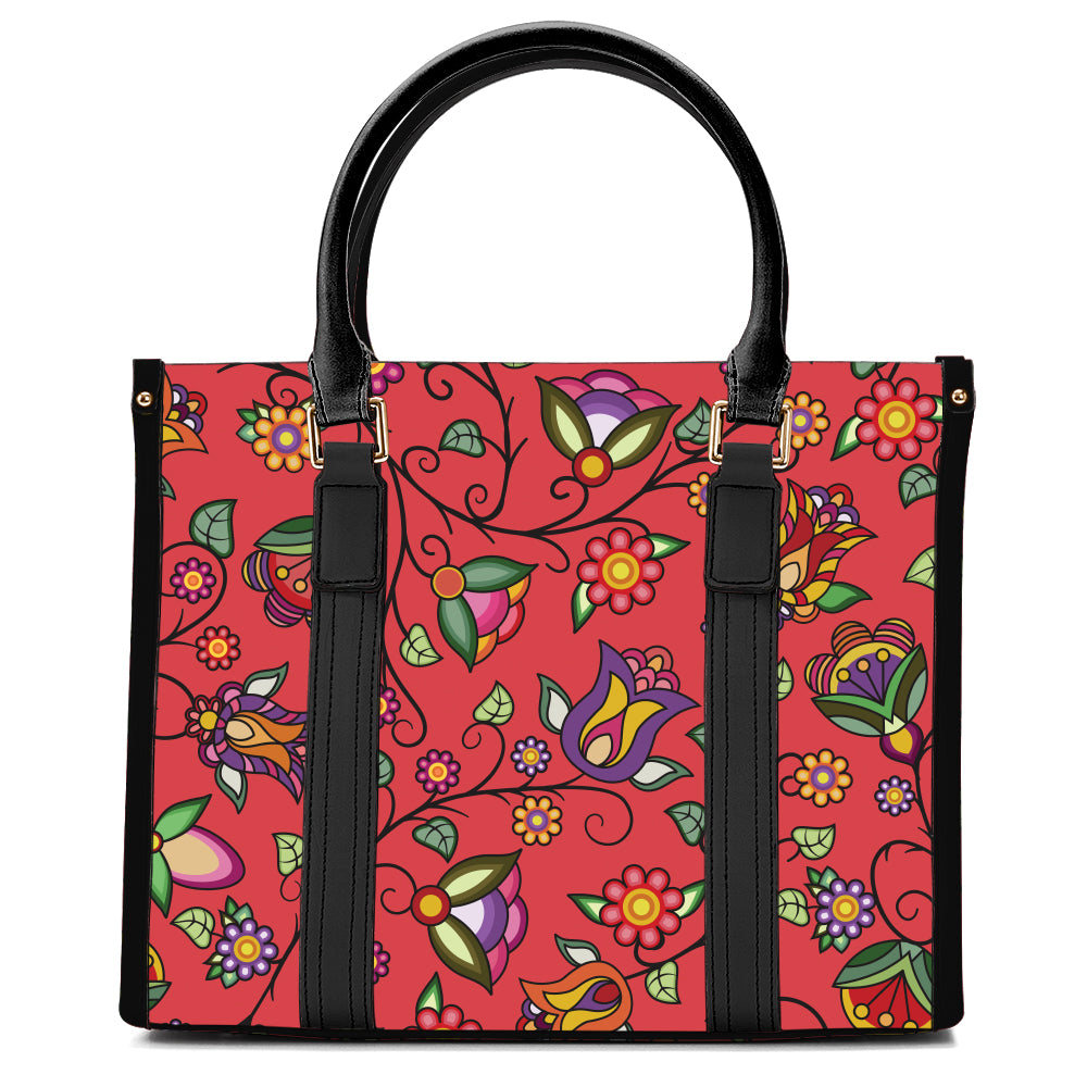 Heartbeat Petals Red Hand or Shoulder Bag