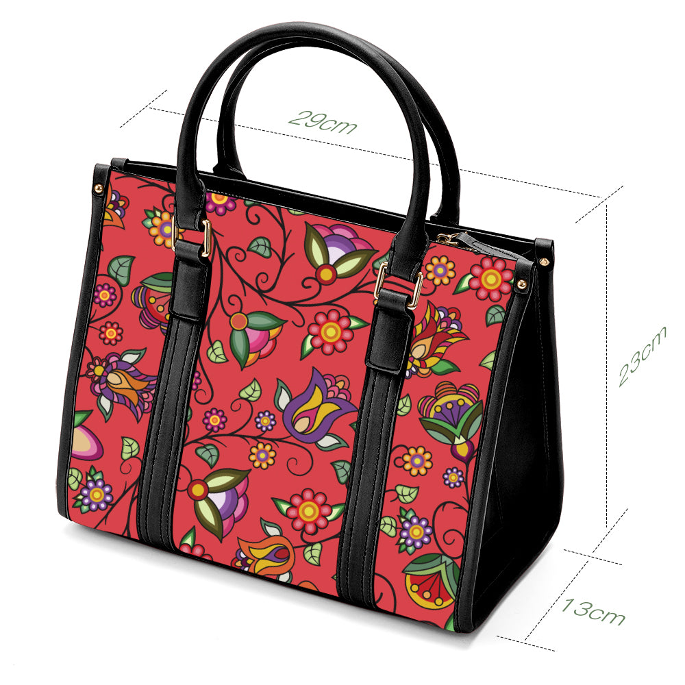 Heartbeat Petals Red Hand or Shoulder Bag