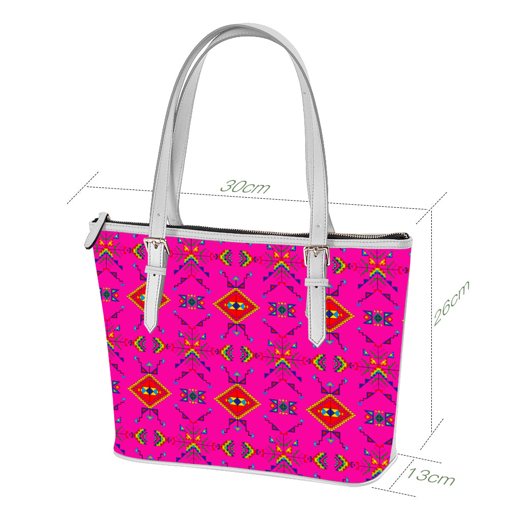 Buffalo Jump Hot Pink Large Tote Shoulder Bag