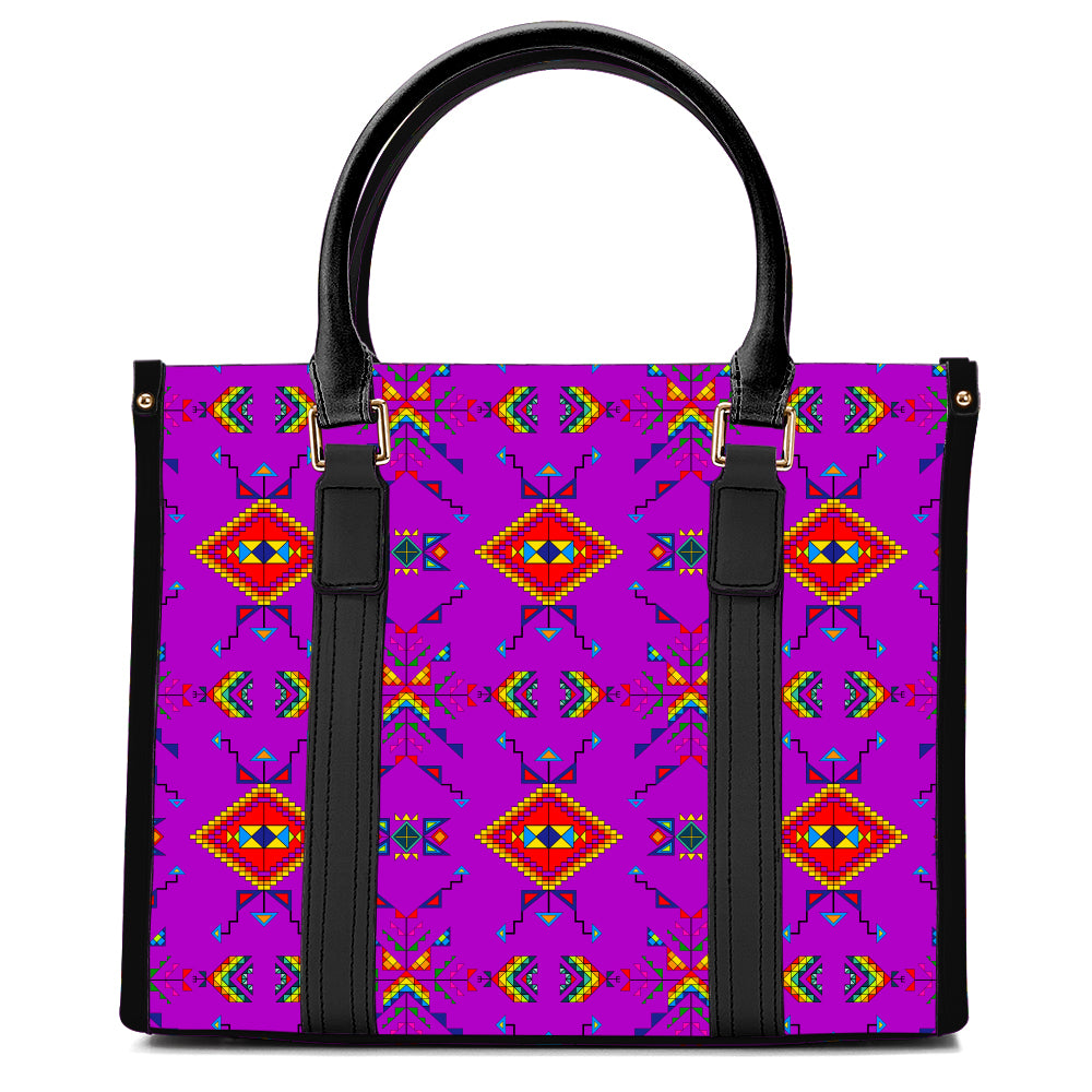 Buffalo Jump Purple Hand or Shoulder Bag