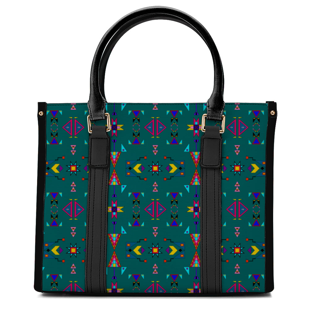 Enemy Territory Teal Hand or Shoulder Bag