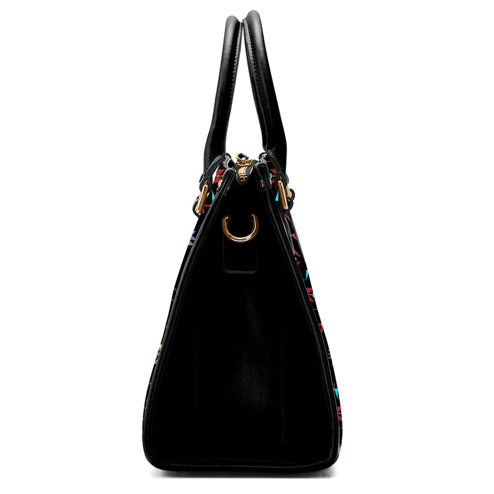 Rainy Chief Rainbow Black Hand or Shoulder Bag