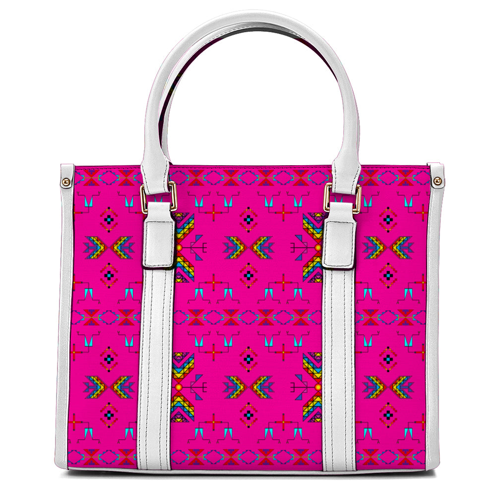 Rainy Chief Rainbow Hot Pink Hand or Shoulder Bag