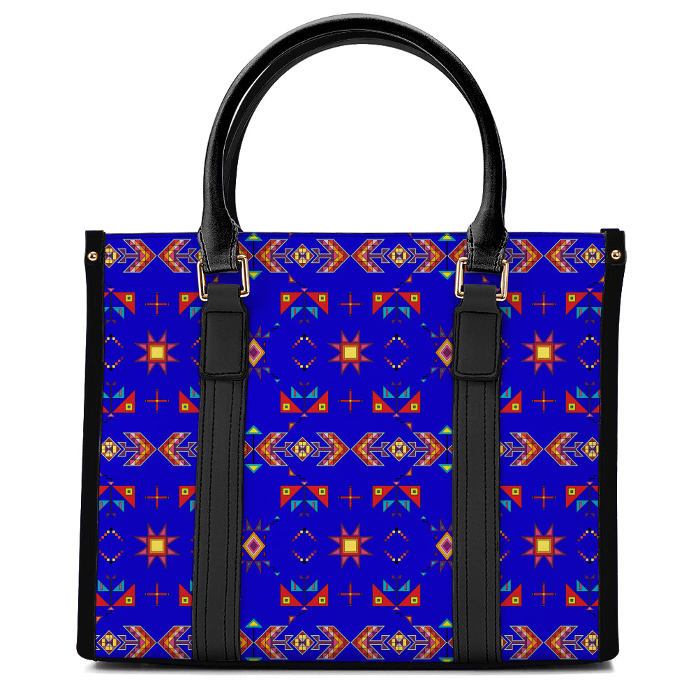 Scattered Generations Blue Hand or Shoulder Bag