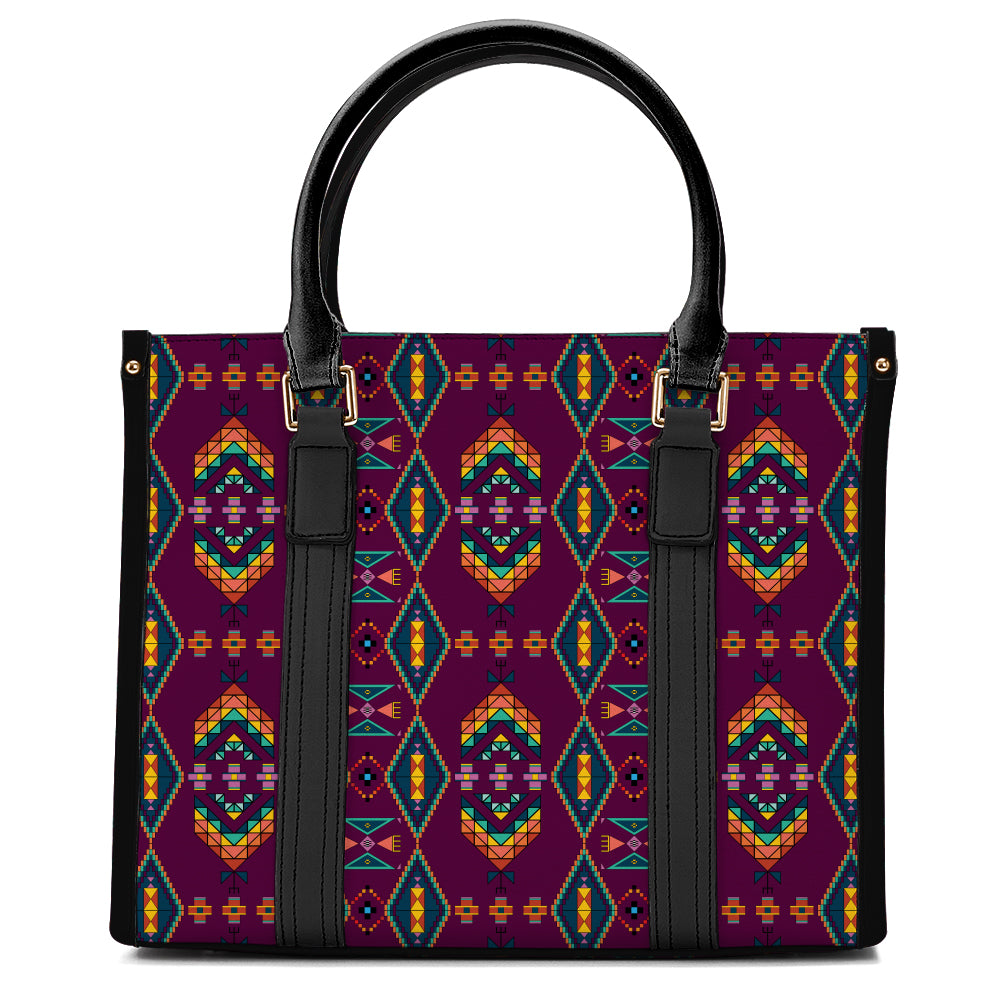 Travois Tipi Berry Hand or Shoulder Bag