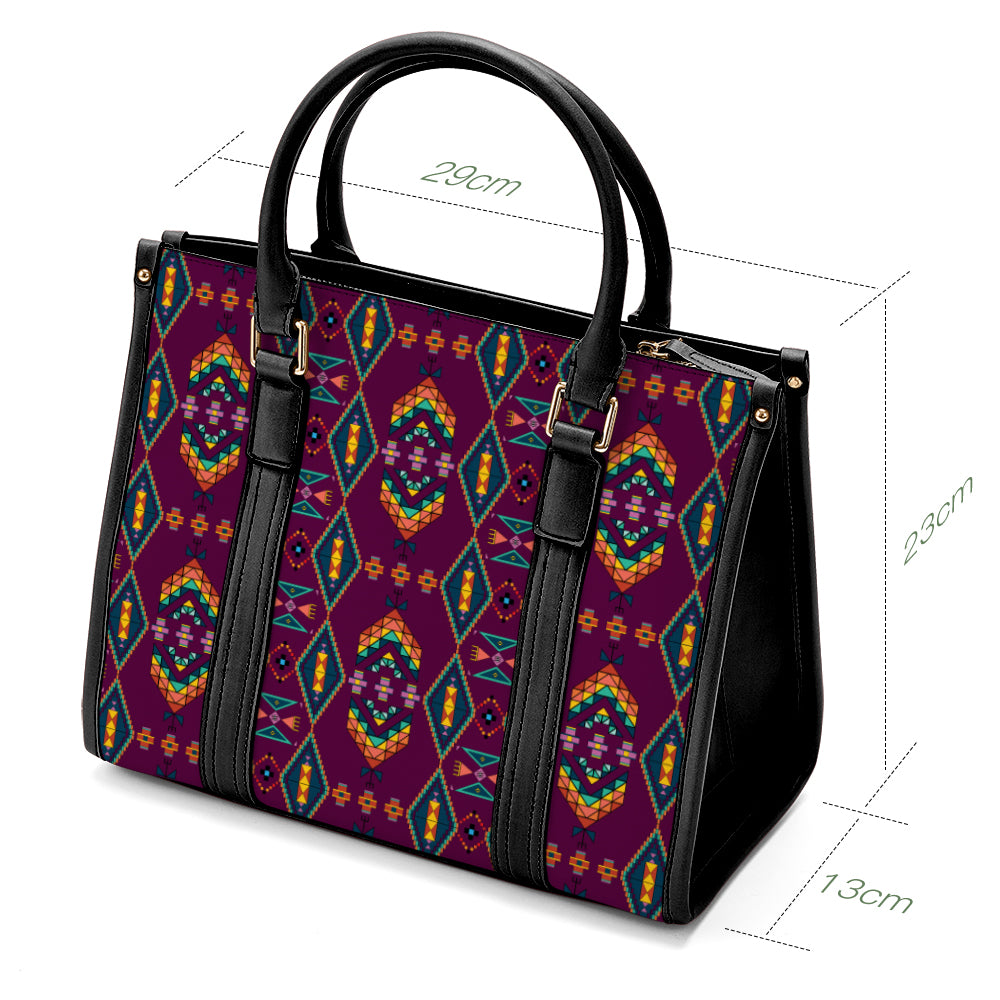 Travois Tipi Berry Hand or Shoulder Bag