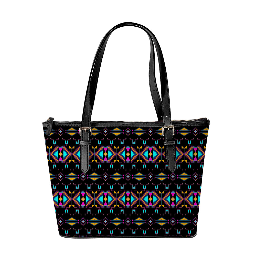 Rite of Passage Black Large Tote Shoulder Bag