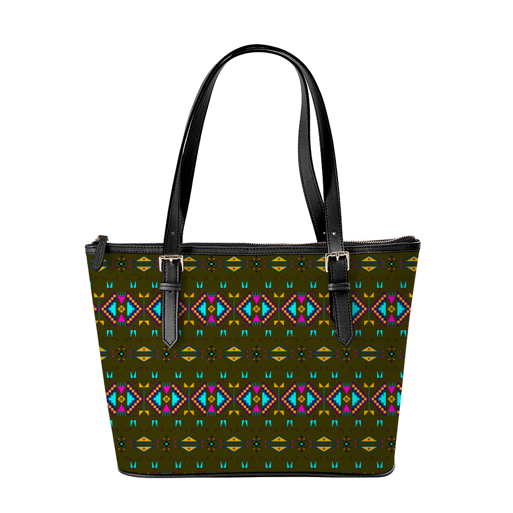 Rite of Passage Olive Large Tote Shoulder Bag