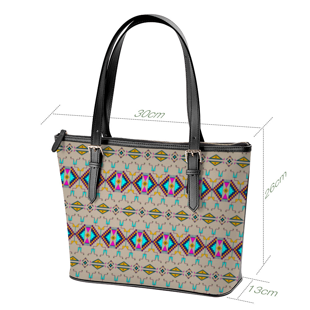 Rite of Passage Sand Large Tote Shoulder Bag