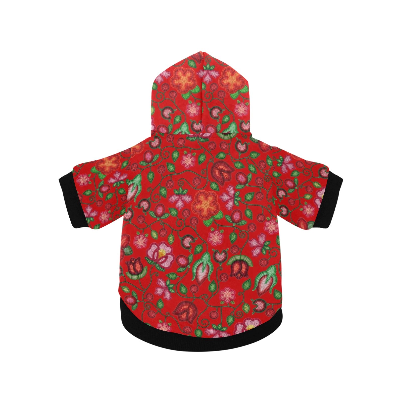 Rose Reverie Red Pet Dog Hoodie