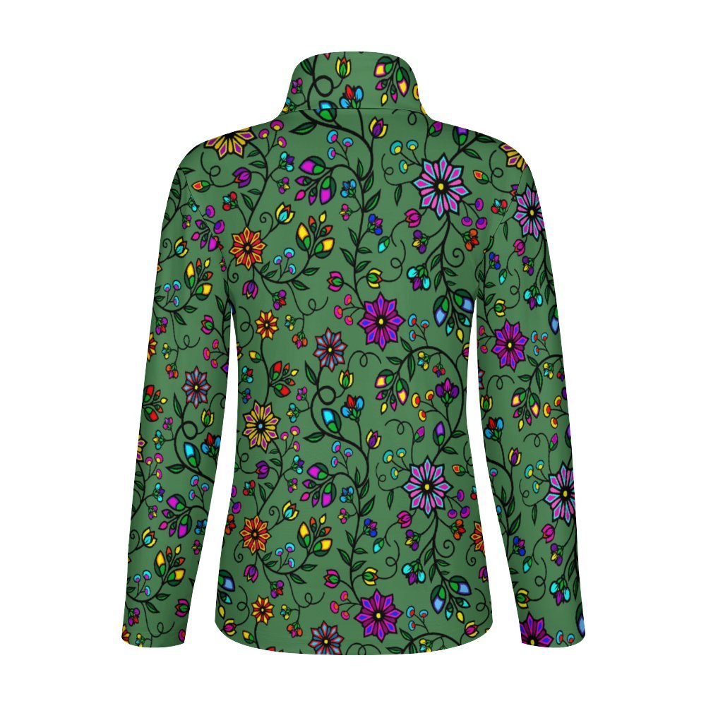 Prairie Paintbrush Sage SQ Long Sleeve Yoga Shirt