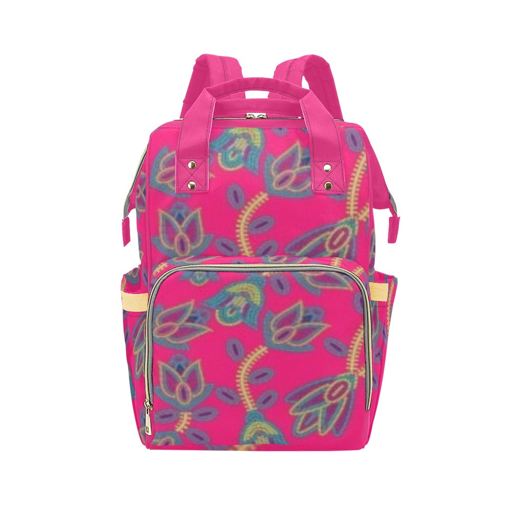 Beaded Lemonade Multi-Function Diaper Backpack/Diaper Bag