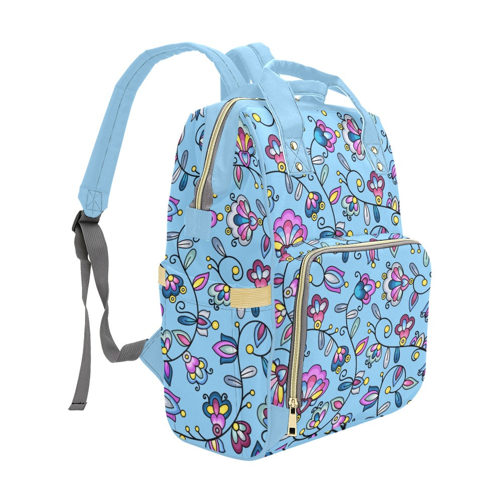 Autumn Bundle Blessing Blue Multi-Function Diaper Backpack/Diaper Bag
