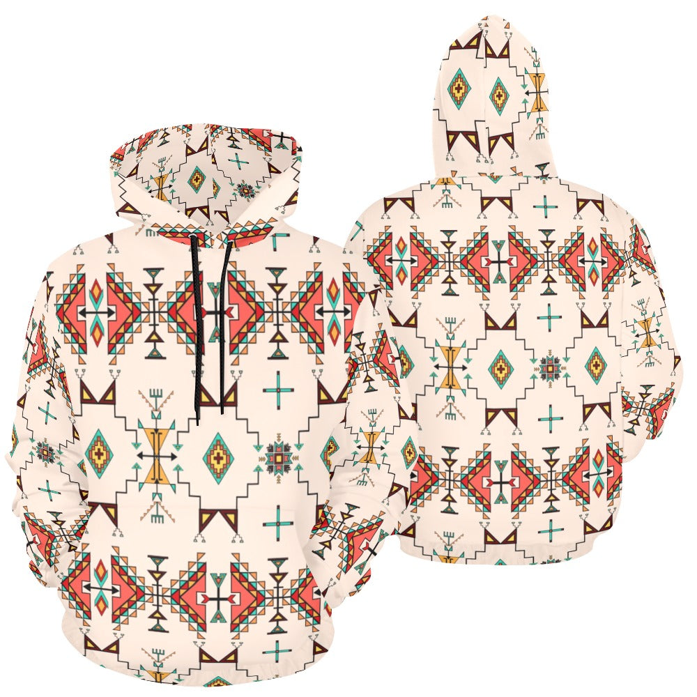 Thunder Flight Cream Hoodie for Men (USA Size)