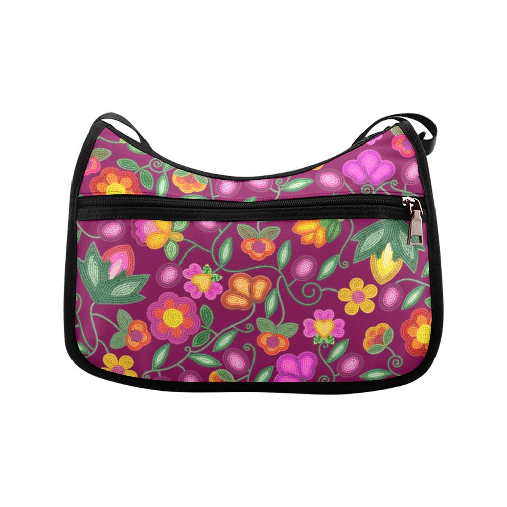 Boreal Bounty Dark Magenta Crossbody Bag