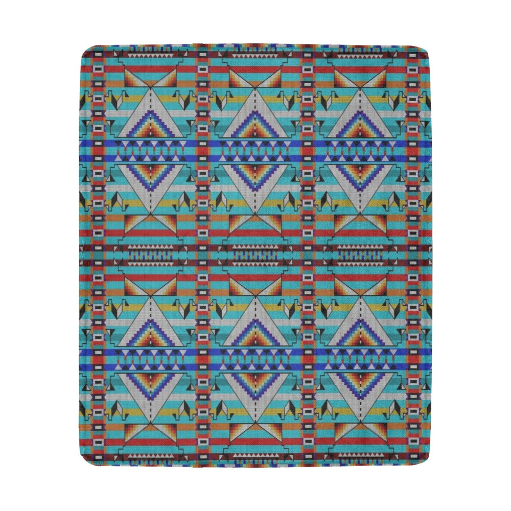 Medicine Blessing Turquoise Ultra-Soft Micro Fleece Blanket 50"x60"