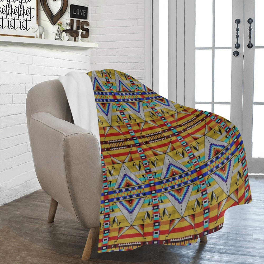 Medicine Blessing Yellow Ultra-Soft Micro Fleece Blanket 50"x60"