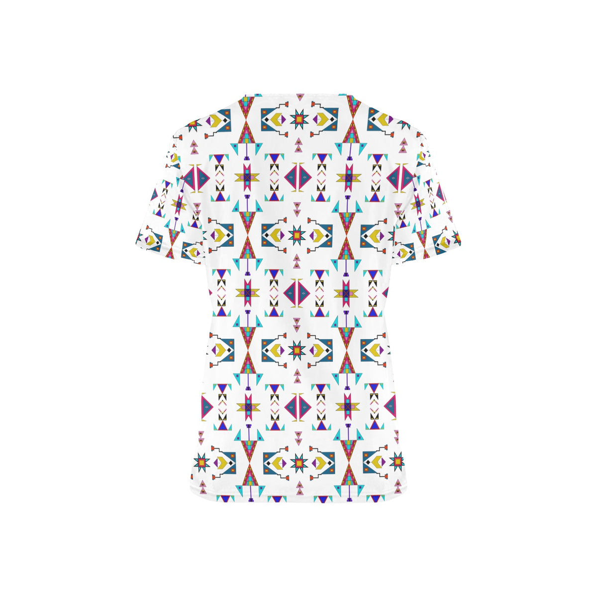 Enemy Territory White Scrub Top
