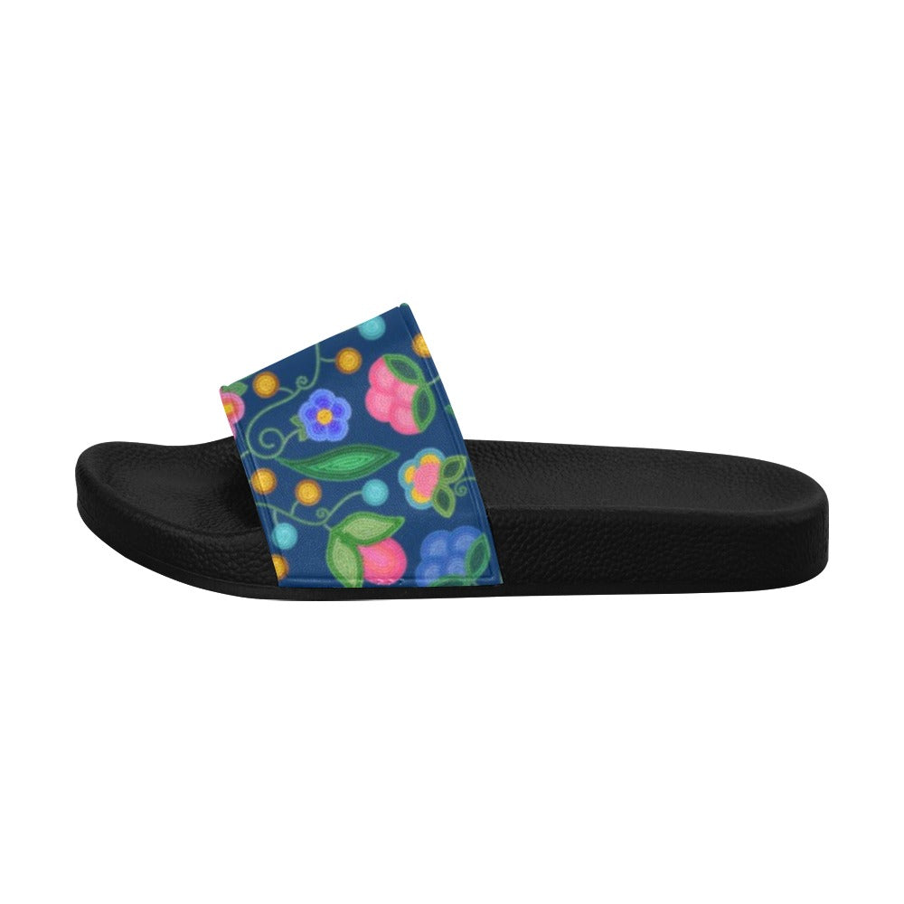 Skyberry Serenade Navy Women's Slide Sandals