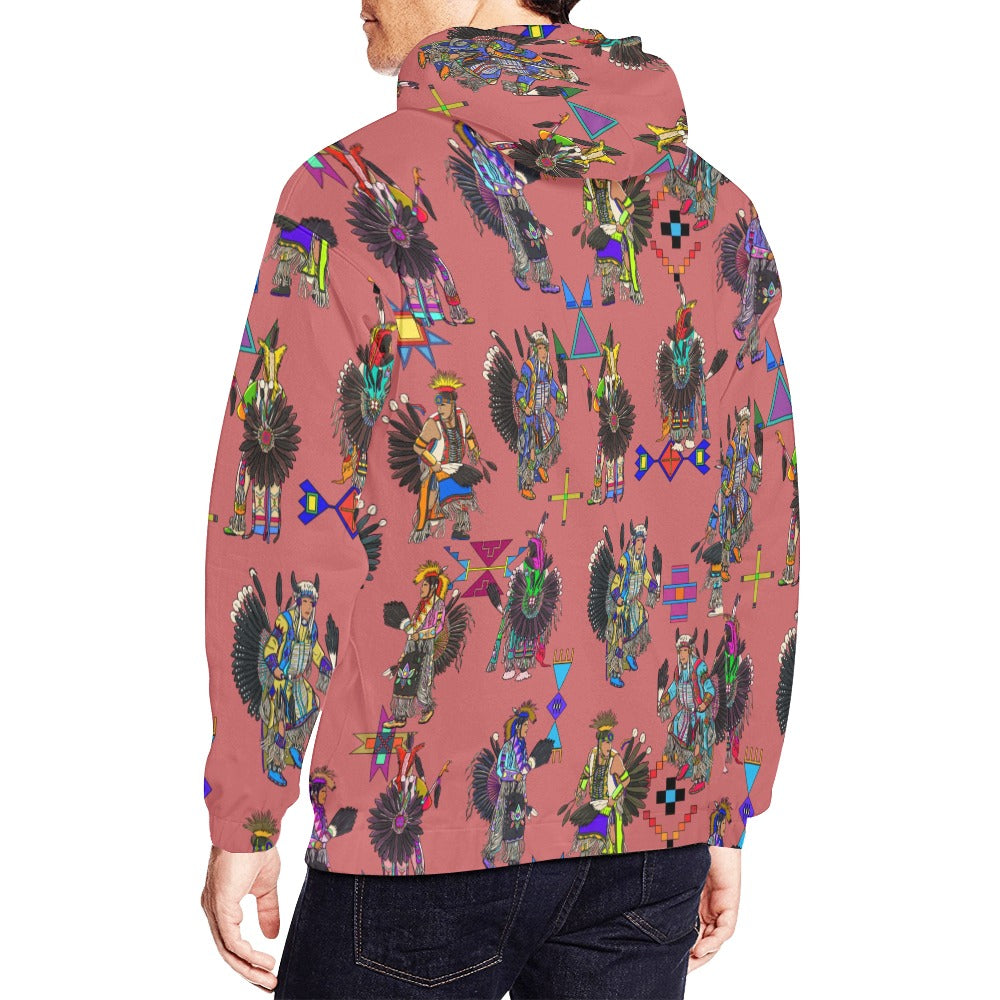 Men's Tradish Dancers Terra Cotta Hoodie for Men (USA Size)
