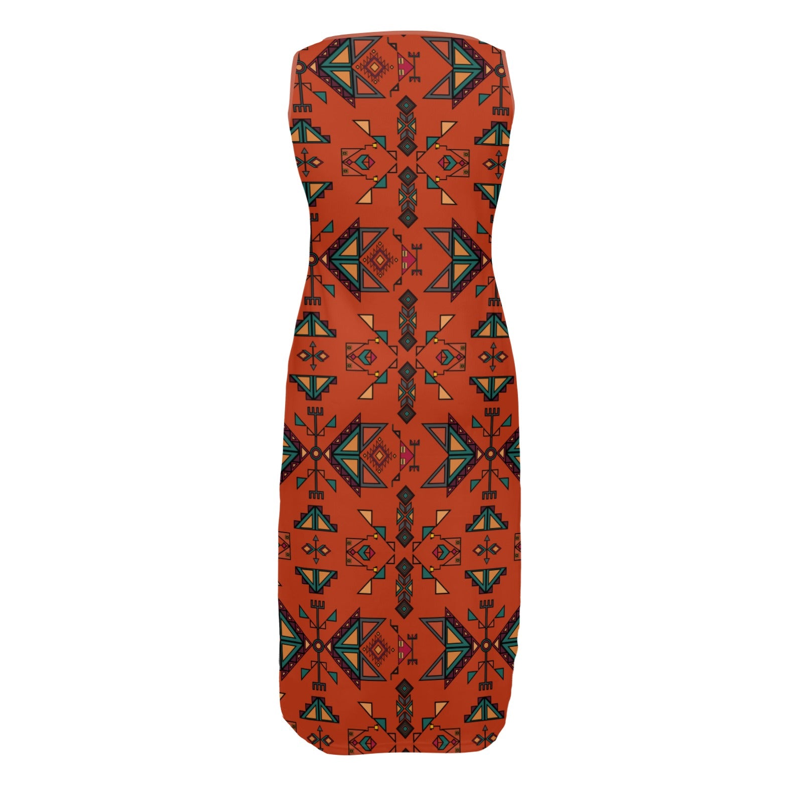 Arrow Dawn Orange Phaedra Sleeveless Open Fork Long Dress