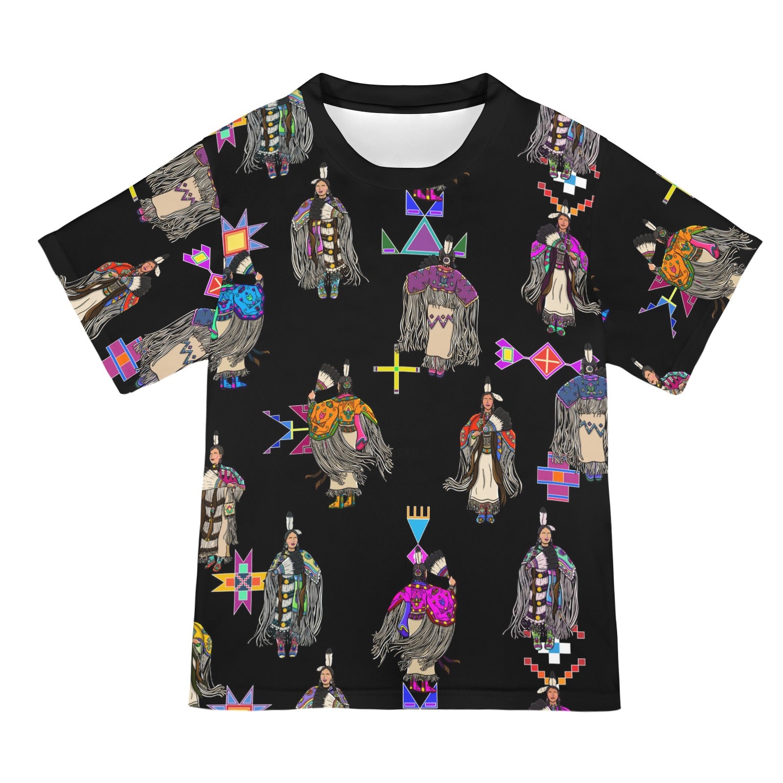 Women's Tradish Dancers Black T-shirt for Women