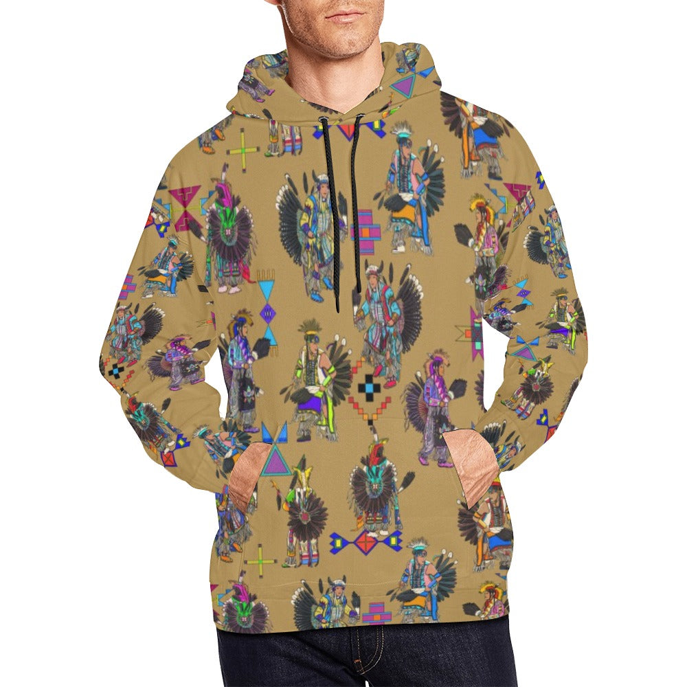 Men's Tradish Dancers Earth Hoodie for Men (USA Size)