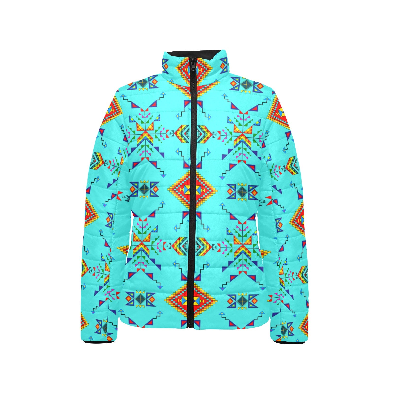 Buffalo Jump Turquoise Women's Padded Jacket