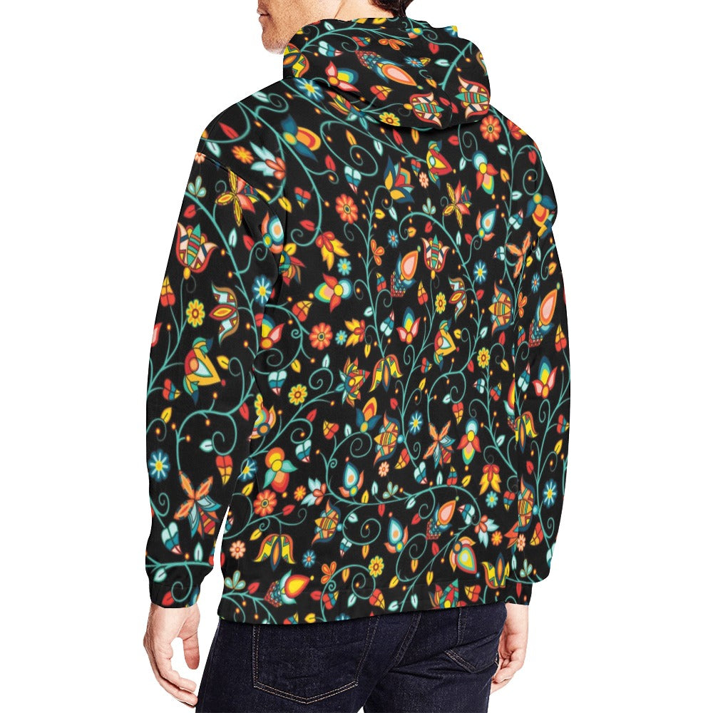 Thorny Path Black Hoodie for Men (USA Size)