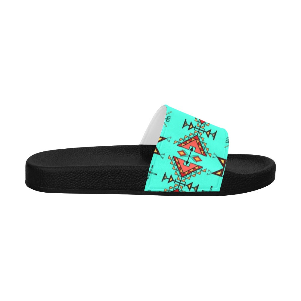 Thunder Flight Turquoise Men's Slide Sandals