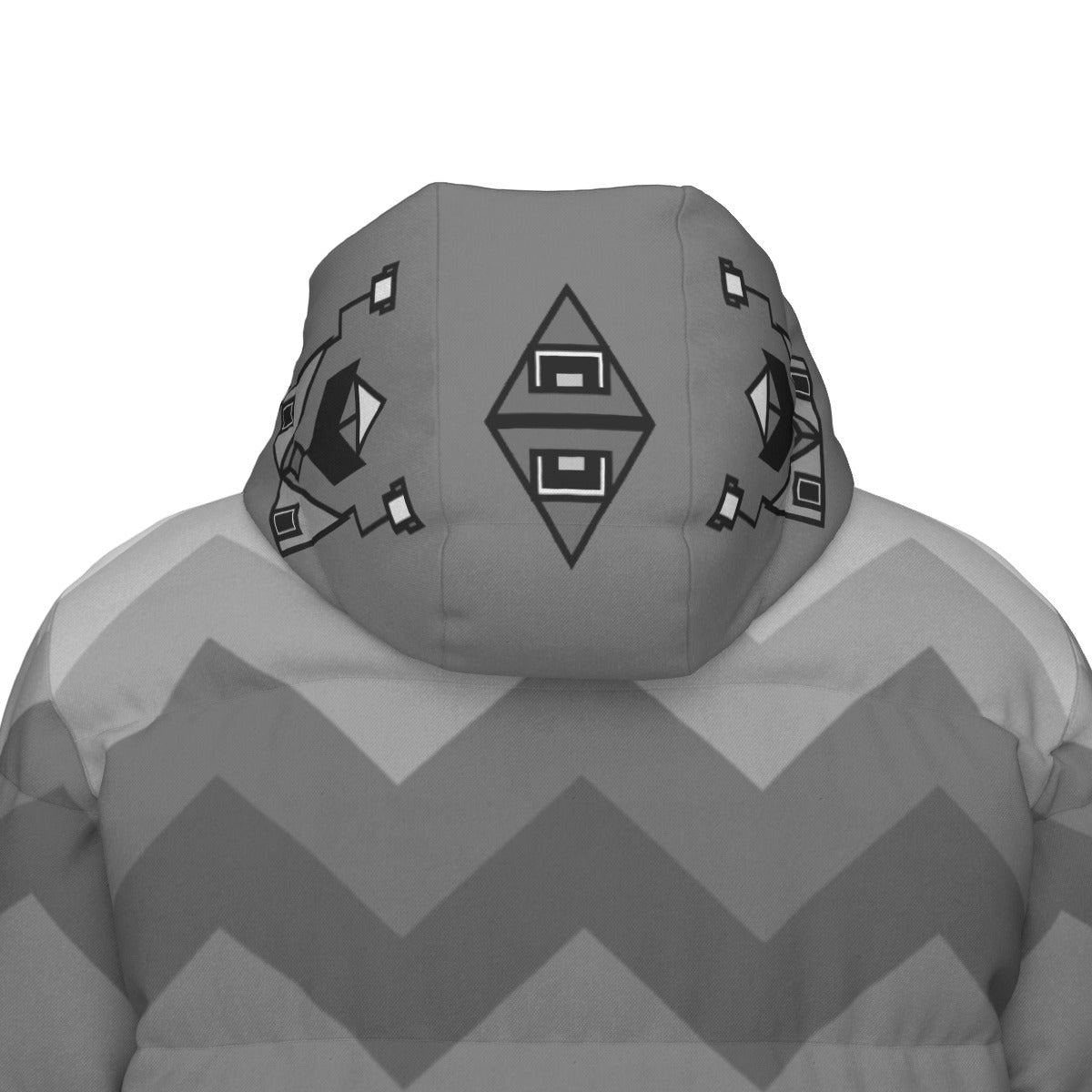 Thunder Drum Unisex Long Down Jacket