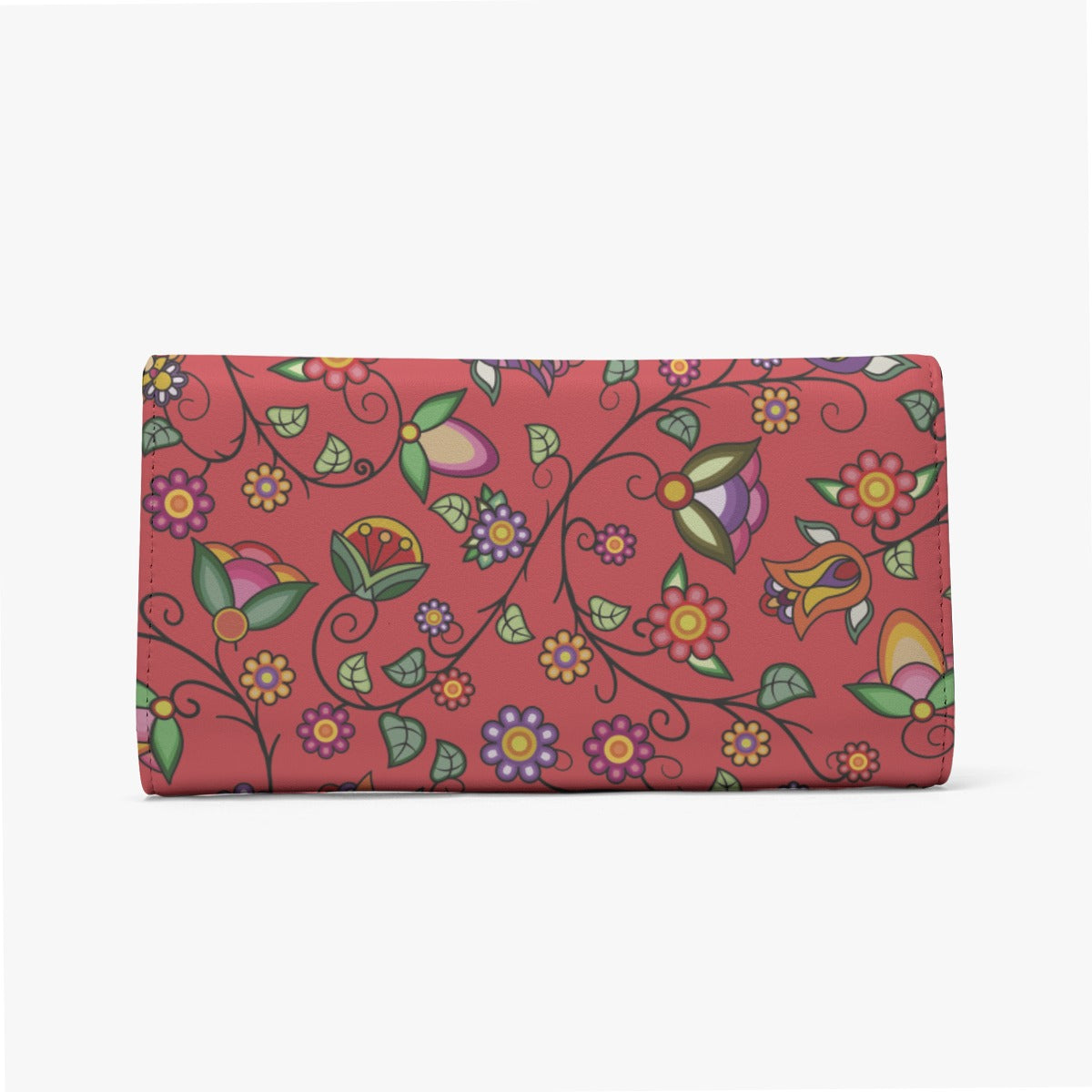 Heartbeat Petals Red Foldable Wallet