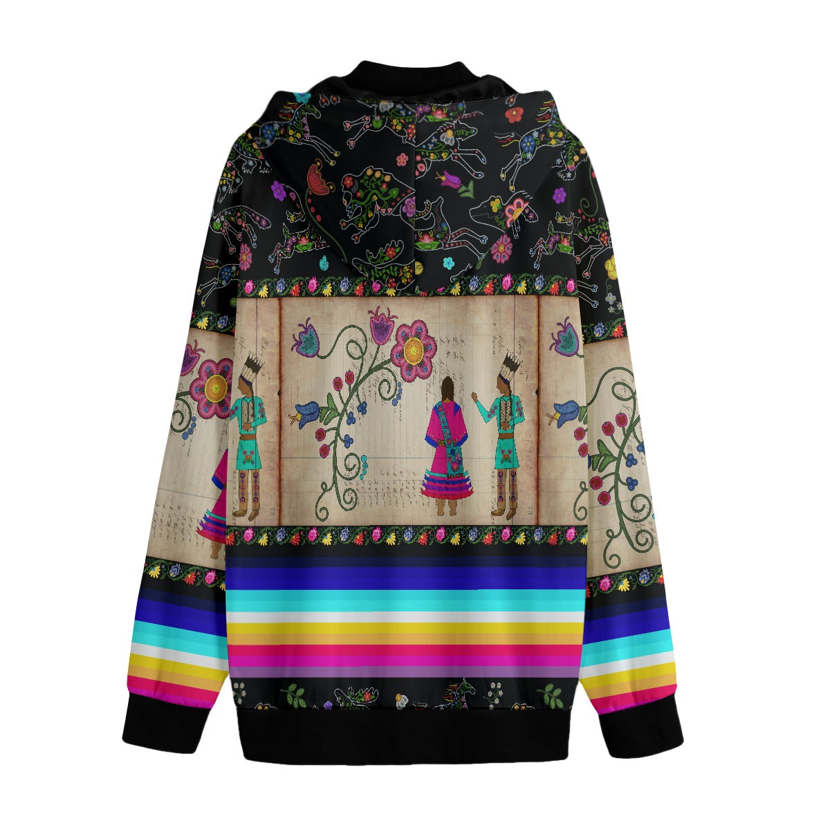 Floral Ledger Sweethearts Men's Varsity Jacket