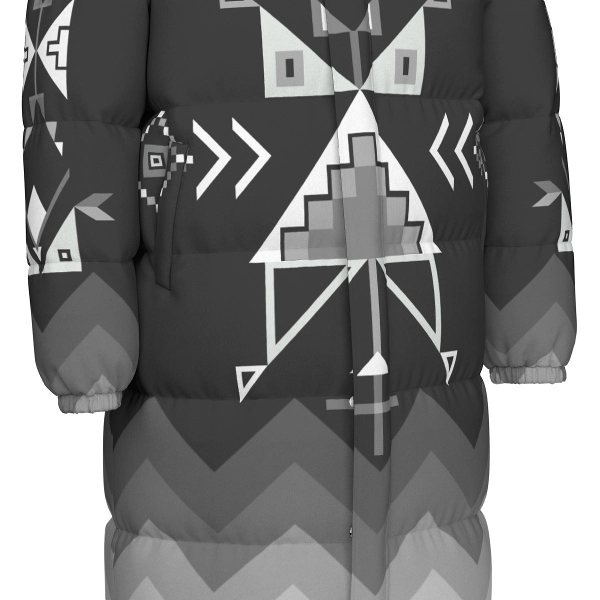 Owl Watcher Unisex Long Down Jacket