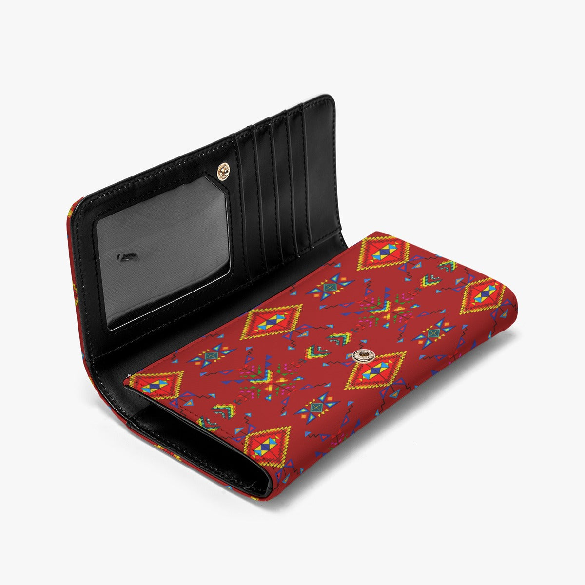 Buffalo Jump Red Foldable Wallet