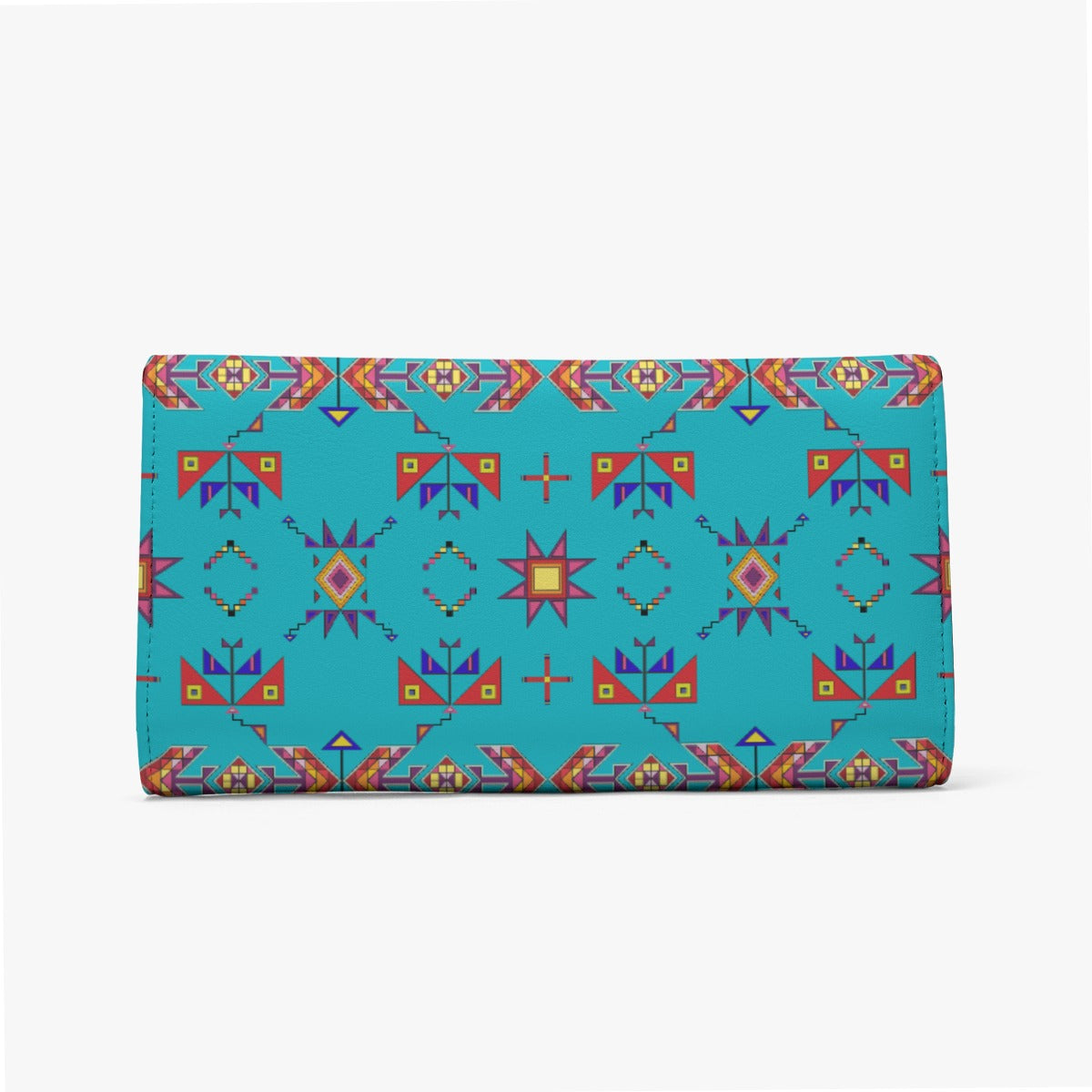 Scattered Generations Turquoise Foldable Wallet