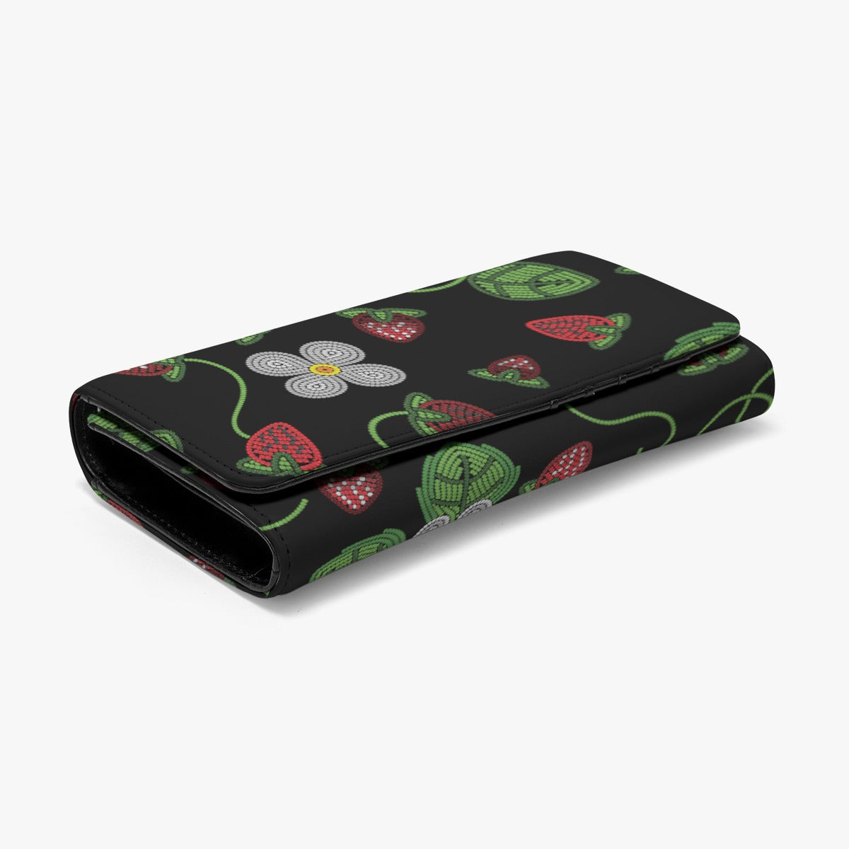Strawberry Dreams Midnight Foldable Wallet