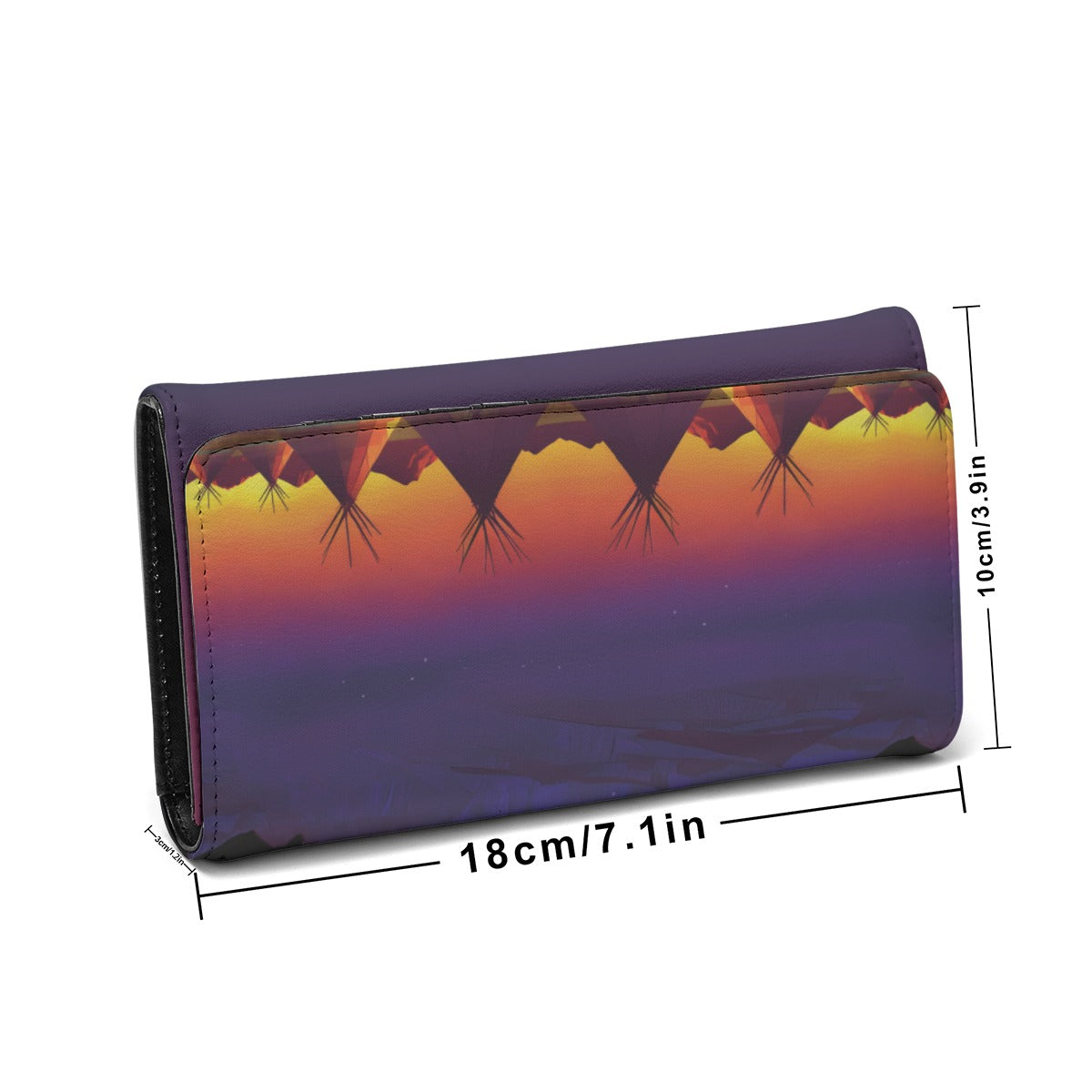 Teepees Northern Lights Foldable Wallet