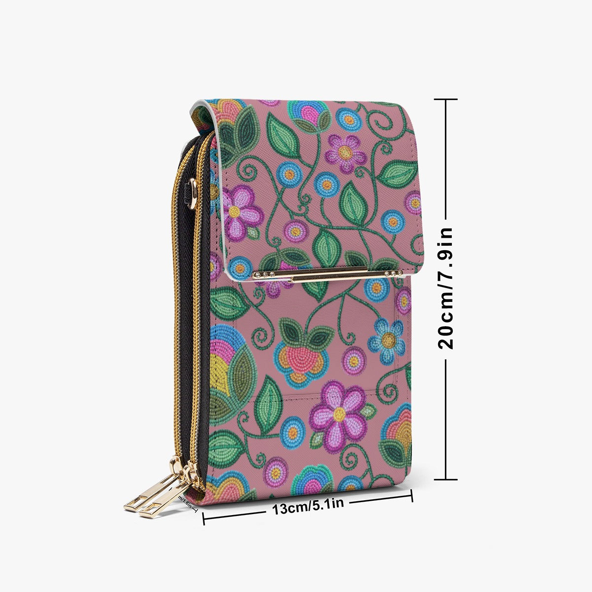 Turquoise Sunbeam Peach Mobile Phone Chest Bag