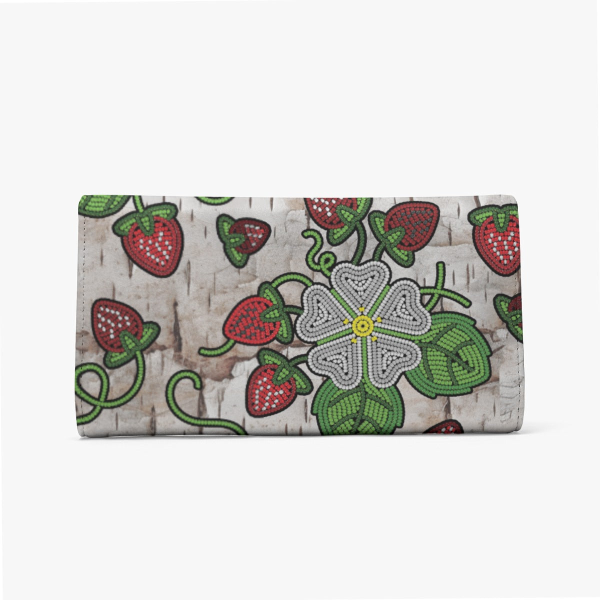 Strawberry Dreams Br Bark Foldable Wallet